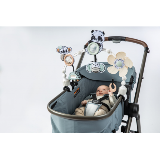 Hrazda na kočík Black & White