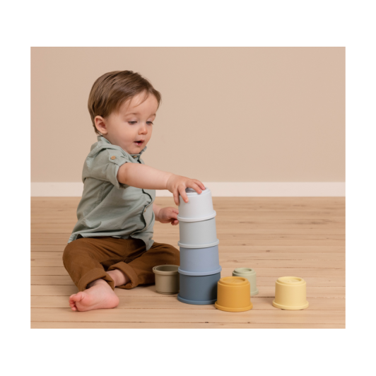 Stohovacie kelímky Blue