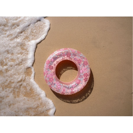 Nafukovací kruh Pink Flowers