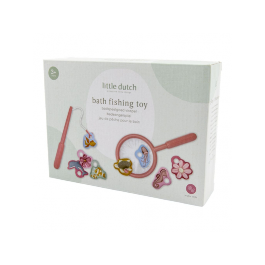 Rybárska sada do kúpeľa ružová