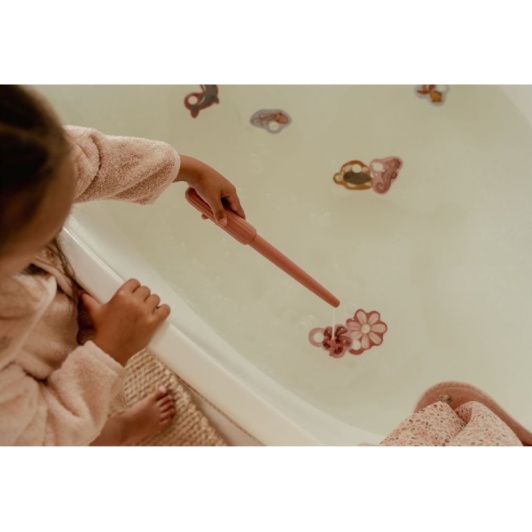 Rybárska sada do kúpeľa ružová