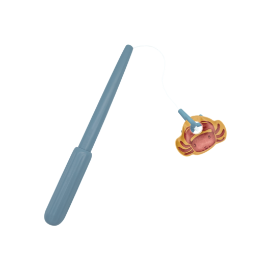 Rybárska sada do kúpeľa modrá