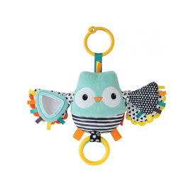 Vibrujúca sovička s mávajúcimi krídlami