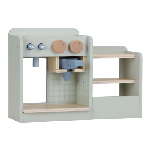 Kávovar drevený veľký s príslušenstvom Coffee House