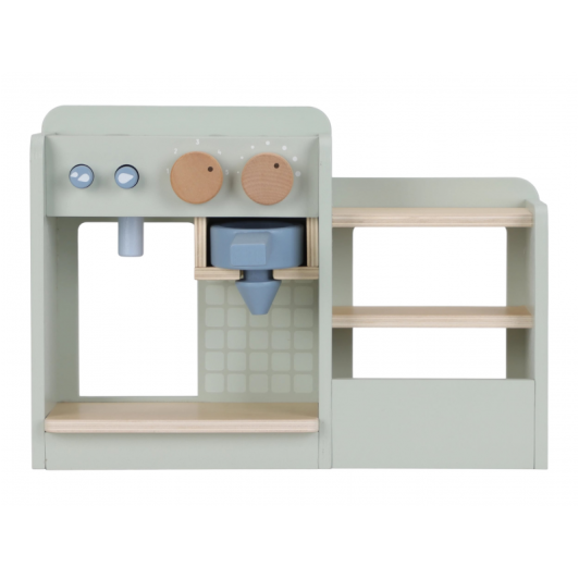 Kávovar drevený veľký s príslušenstvom Coffee House