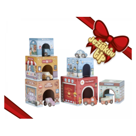 Kocky stohovacie s autíčkami