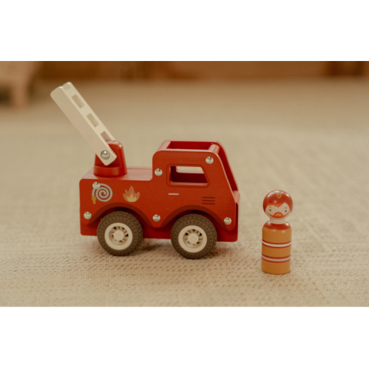Hasičské auto drevené
