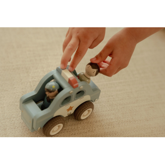 Policajné auto drevené