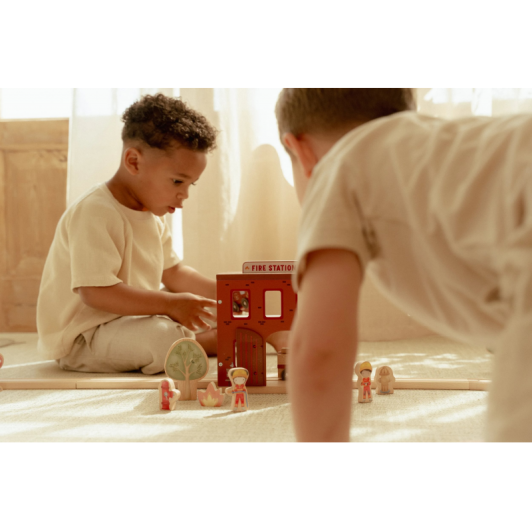 Hasičská stanica drevená