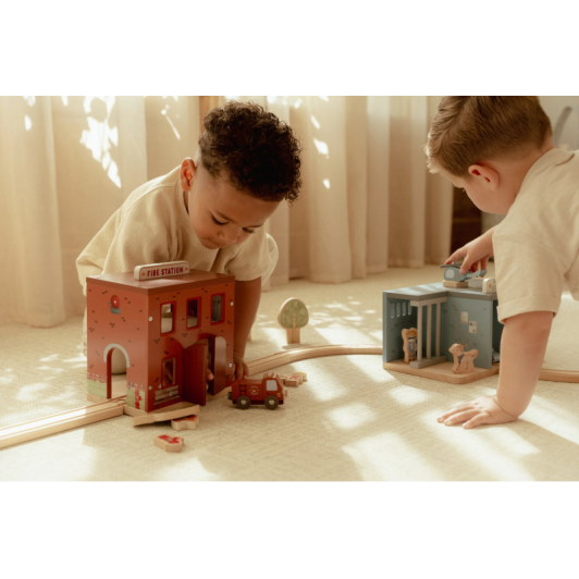 Hasičská stanica drevená