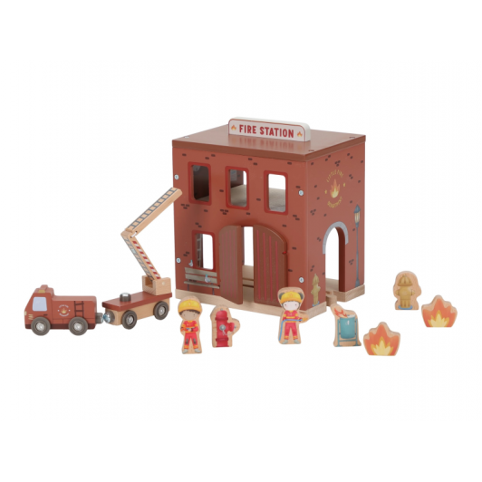 Hasičská stanica drevená