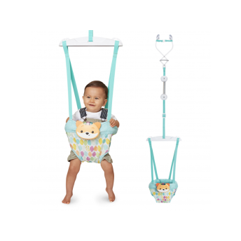 Skákadlo do dverí 2v1 Music & Lights