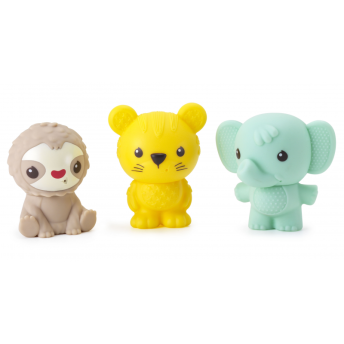 Zvieratká do kúpeľa skrutkovacie ZOO 3 ks