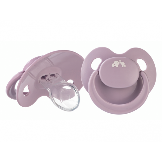 Cumlík silikónový Physio Air Eco 2ks 6m+ Pink/Lavander
