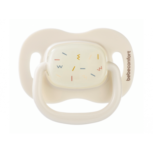 Cumlík silikónový symetrický svietiaci 2ks 6m+ Sand