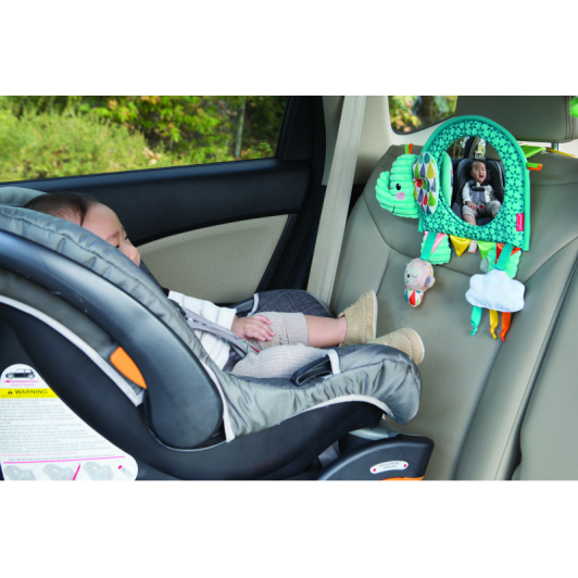 Závesný pultík s aktivitami a zrkadlom Slon