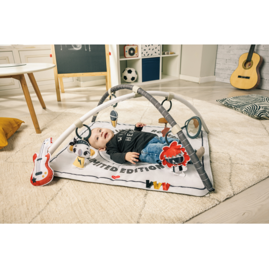 Hracia deka s hrazdou štvorcová Gymini Tiny Rockers