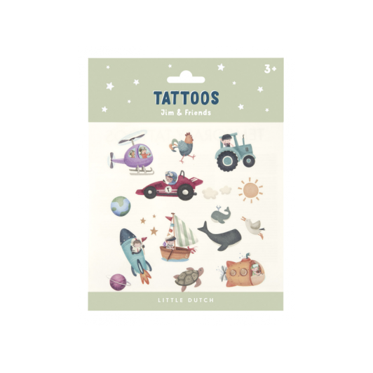 Detské tetovanie Jim & Friends