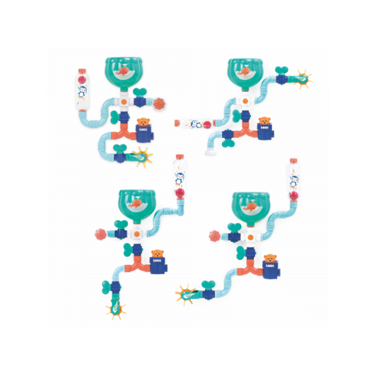 Vodný mlynček s potrubím Medvedík