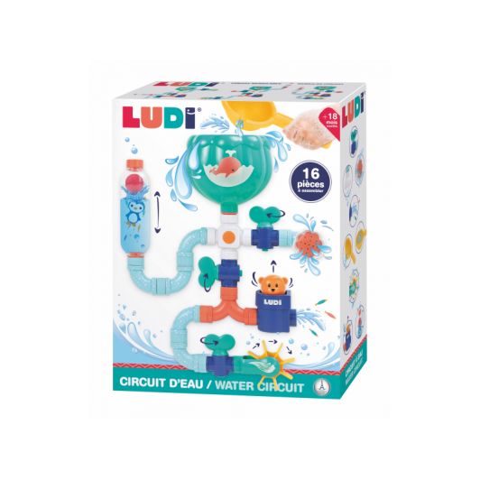 Vodný mlynček s potrubím Medvedík