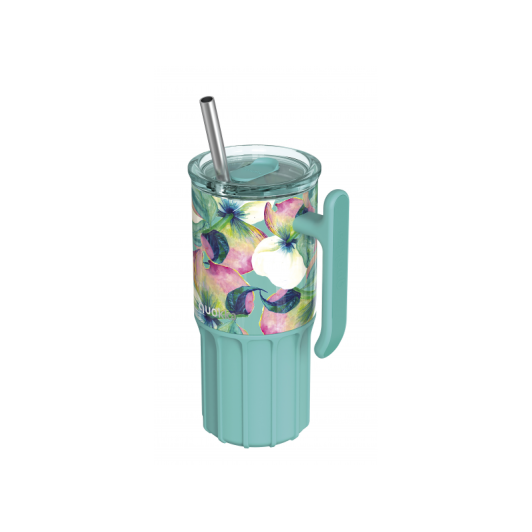 Nerezový termohrnček so slamkou Umi Waterfall Garden 720 ml