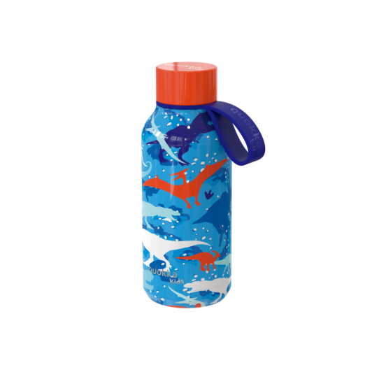 Nerezová termofľaša Solid Kids s pútkom Dinosaur 330 ml