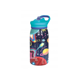 Nerezová termofľaša s náustkom Pop Kids Space 445 ml