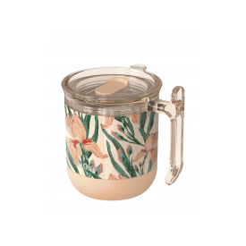 Nerezový termohrnček Wave Floral Peach 260 ml