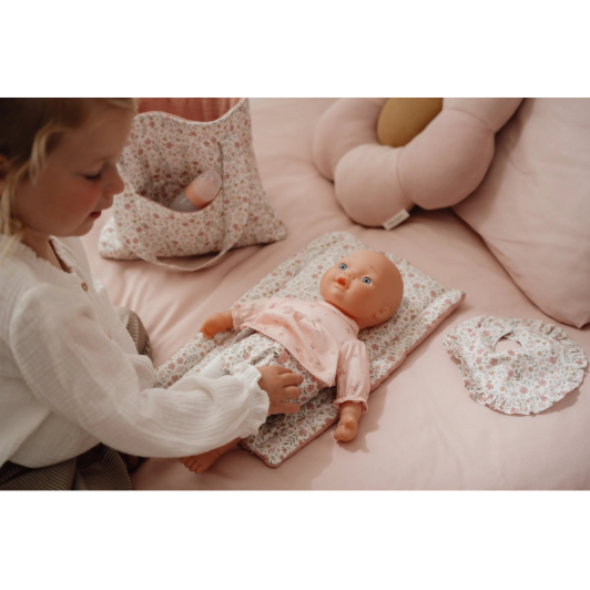 Prebaľovacia taška pre bábiky Soft Flowers