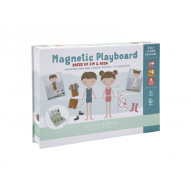 Magnetická hra - Obleč Jima a Rosu