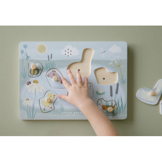 Vkladacie puzzle so zvukom Husa