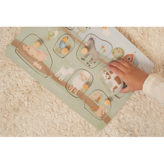 Vkladacie puzzle so zvukom Farma