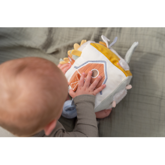 Kocka textilná s aktivitami Farma