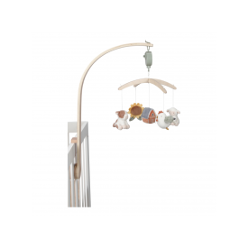 Hudebný kolotoč drevený Farma