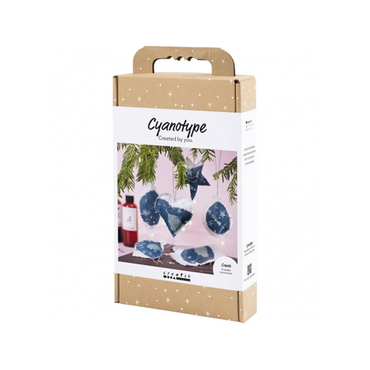 Kreatívna sada Kyanotypia vianočné ozdoby