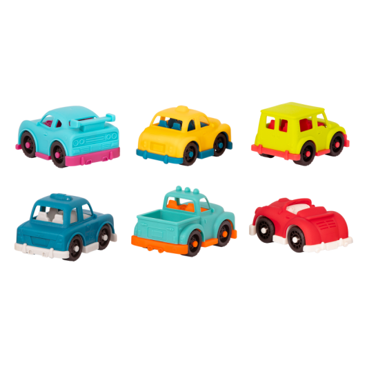 Transportér so 6 autíčkami Happy Cruisers