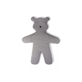 Hracia deka medveď Teddy Jersey Grey 150cm
