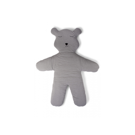 Hracia deka medveď Teddy Jersey Grey 150cm