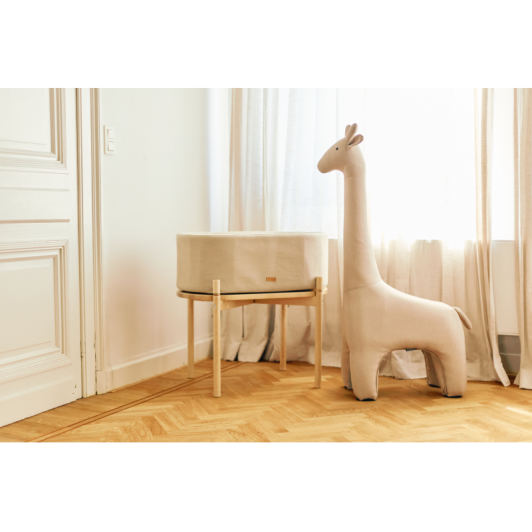 Žirafa textilná stojaca Beige