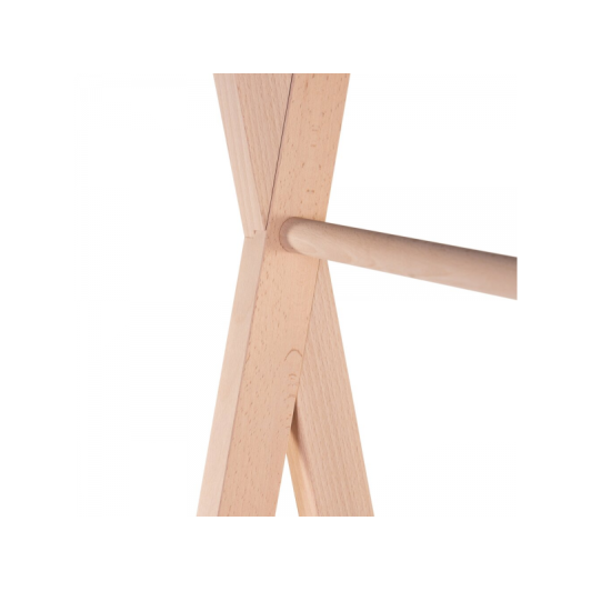 Postieľka Tipi drevená + stojan na oblečenie