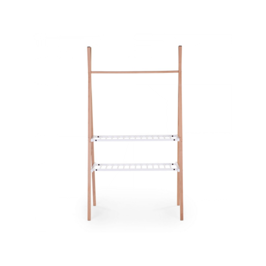 Postieľka Tipi drevená + stojan na oblečenie