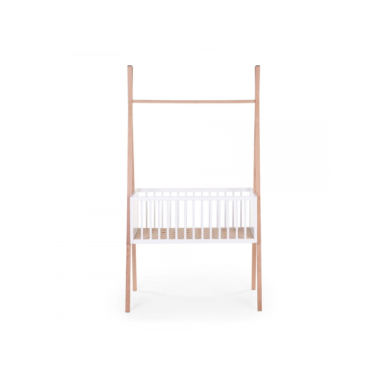 Postieľka Tipi drevená + stojan na oblečenie