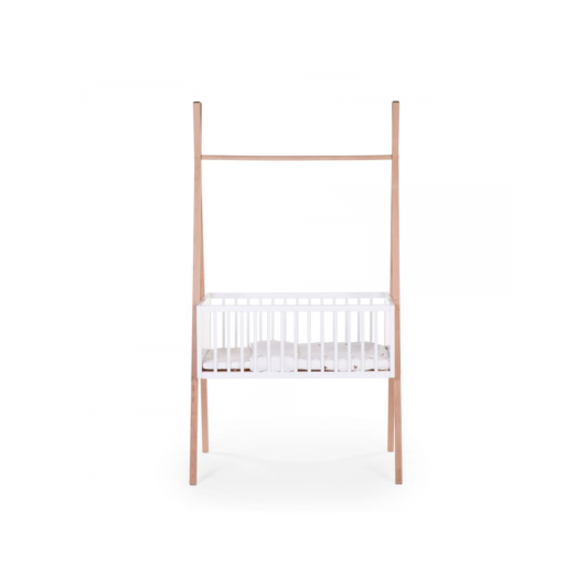 Postieľka Tipi drevená + stojan na oblečenie