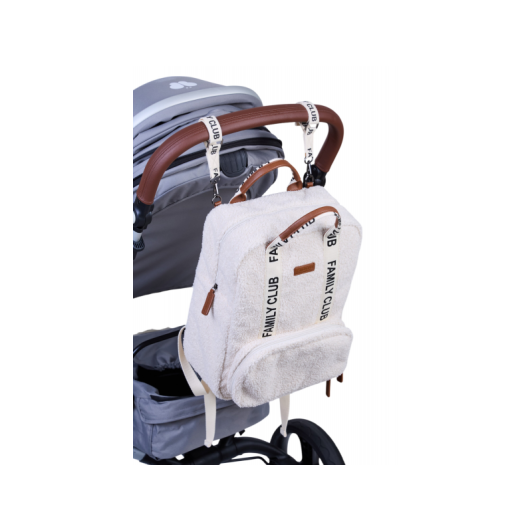 Prebaľovací batoh Family Club Signature Teddy Off White