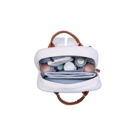 Prebaľovací batoh Family Club Signature Teddy Off White