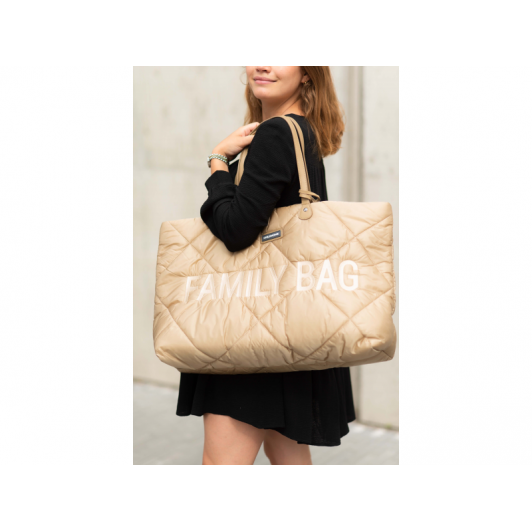 Cestovná taška Family Bag Puffered Beige