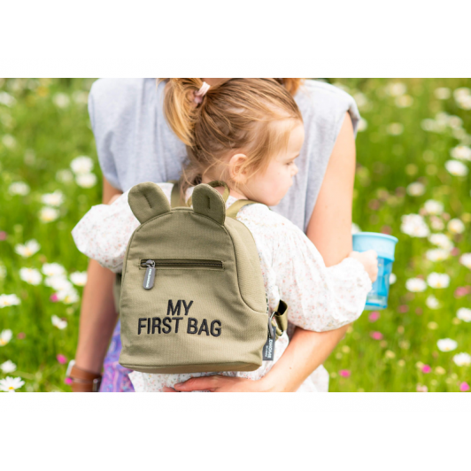 Detský batoh My First Bag Canvas Khaki