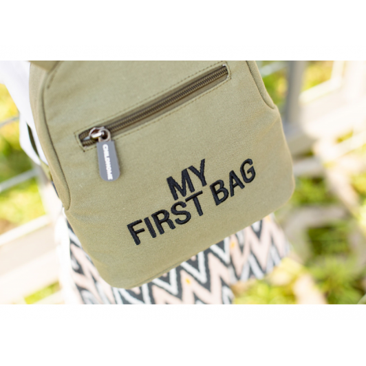 Detský batoh My First Bag Canvas Khaki