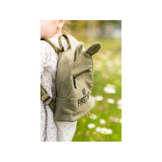 Detský batoh My First Bag Canvas Khaki