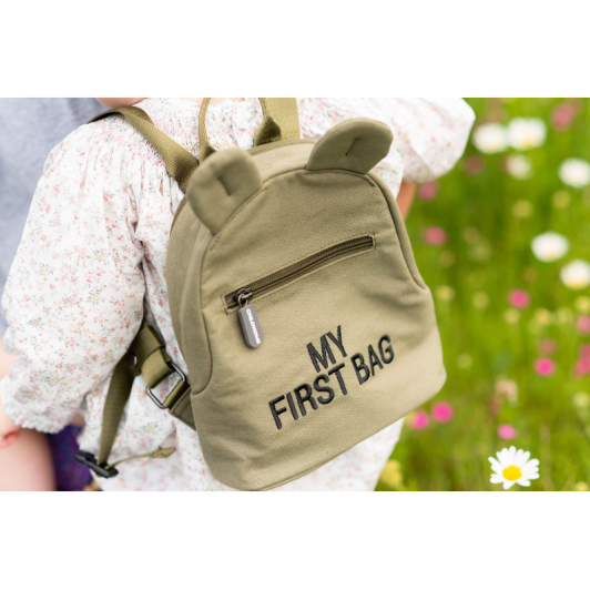 Detský batoh My First Bag Canvas Khaki